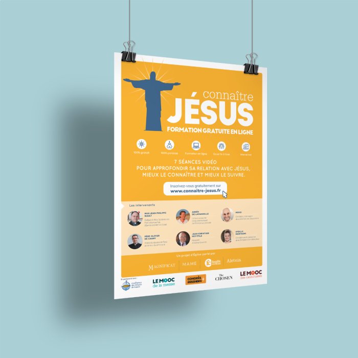 Magnificat Poster A3 en pack de 4 Formation Connaître Jésus